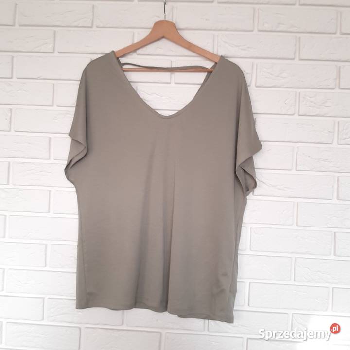 Bluzka TShirt wycięte plecy Topy i koszulki