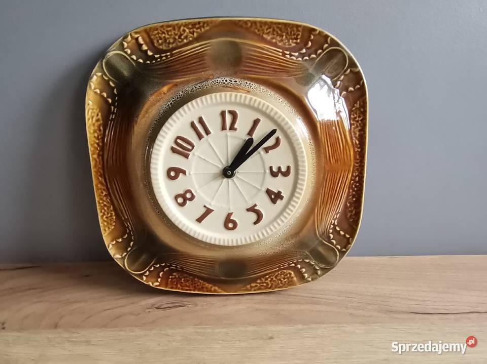 Stary zegar wiszący Z 250 porcelit Mirostowice Siemianowice Śląskie