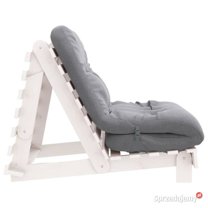 Sofa rozkładana futon z materacem biała mazowieckie sprzedam