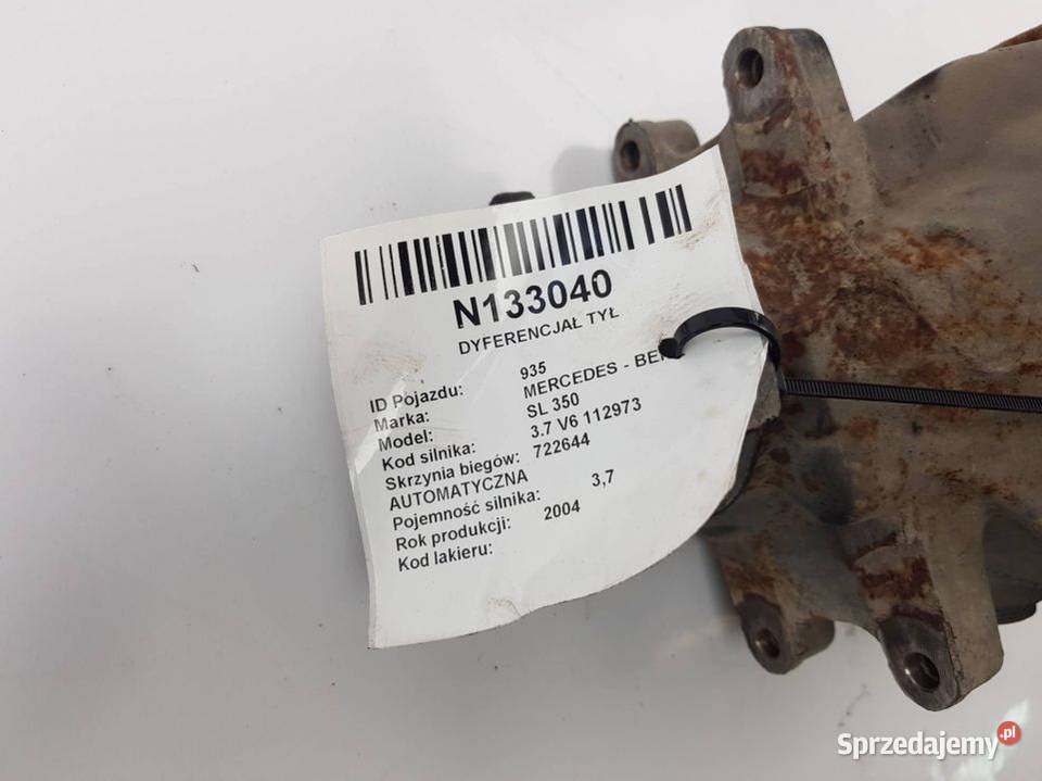 DYFERENCJAŁ TYŁ A2303511108 SL 350 Pozostałe Lipno