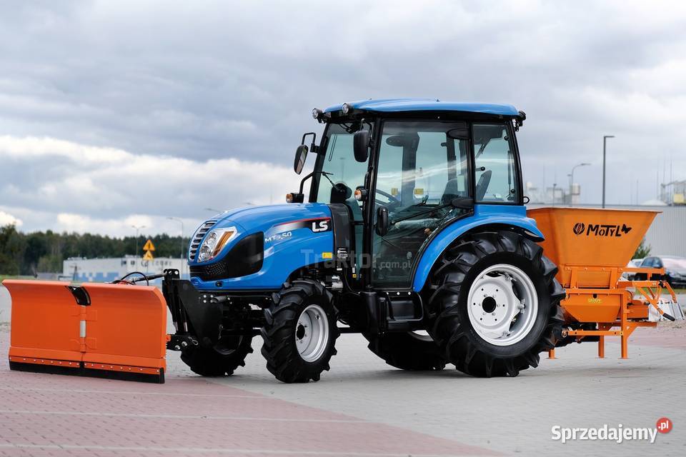 LS Tractor MT350 MEC 4x4 47 CAB Pług do śniegu Tajęcina