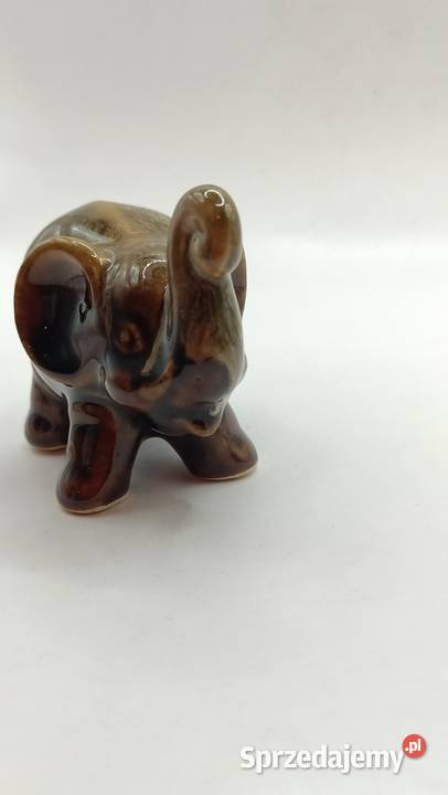 Figurka brązowego słonia Antyki, Sztuka, Kolekcje lubelskie Zamość