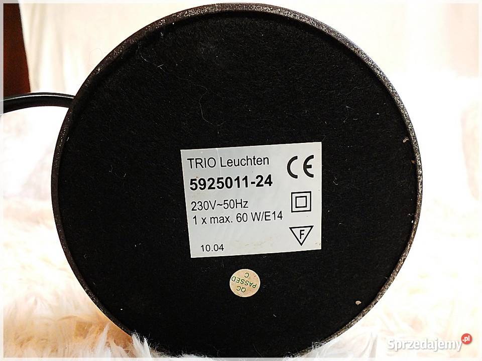 Lamka nocna TRIO Grzybek E14 60W Lampa w stylu Lampy stołowe i nocne Żary