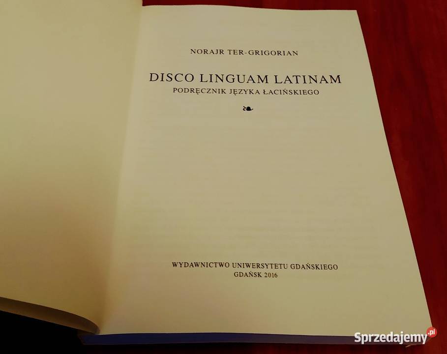Disco linguam latinam podręcznik języka Podręczniki Gdańsk sprzedam