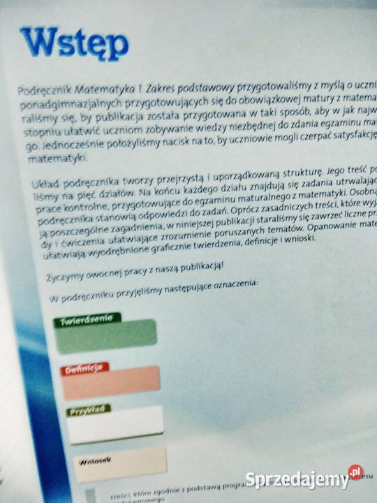 Matematyka 1 odkrywamy na nowo operon Warszawa sprzedam