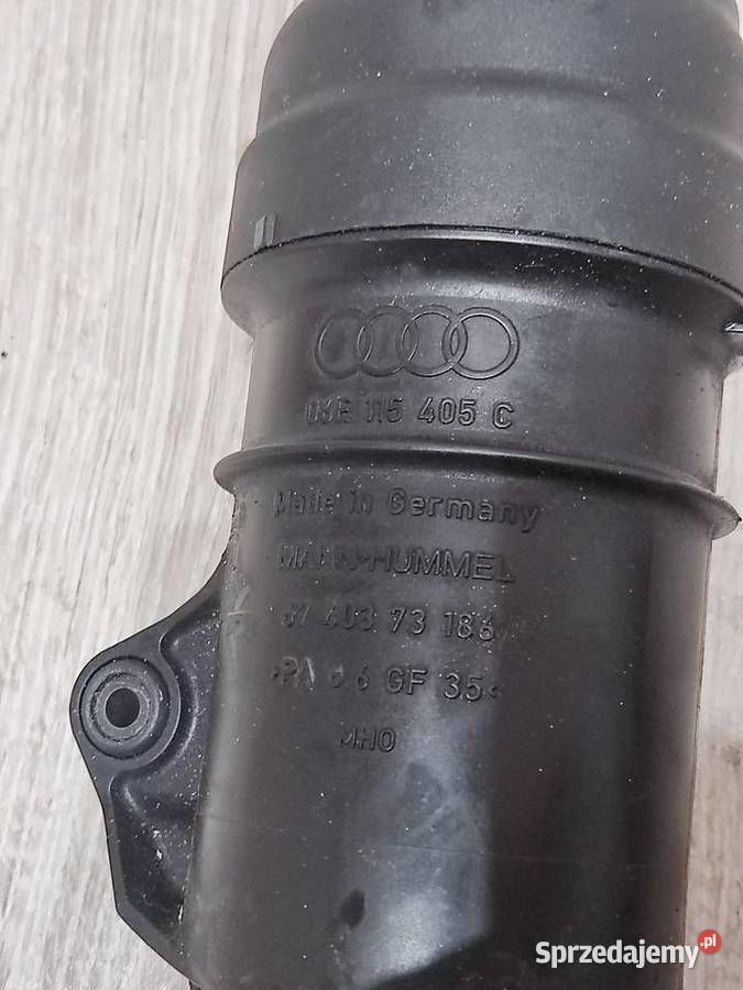 Audi 06E115405C podstawa filtra oleju obudowa Białystok