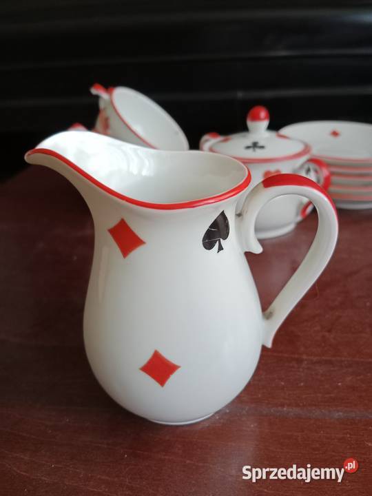 Kultowy Serwis Kawowy Karty Chodzież PRL 12 Ruda Śląska