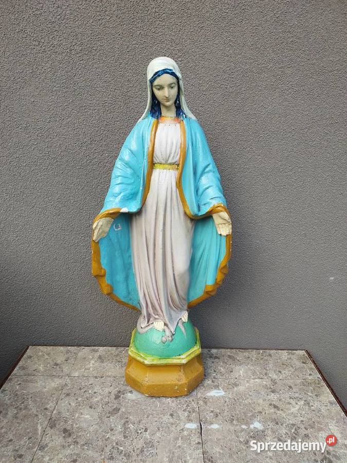 Stara duża figura gipsowa Matka Boska Tczew