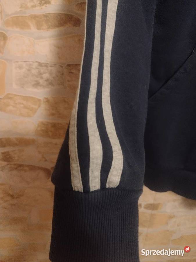 XSS ADIDAS Granatowa bluza sportowa z kapturem