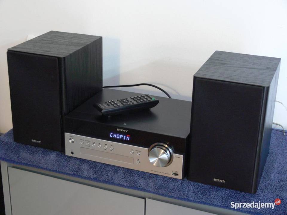 Wieża Sony HCDSBT100B pil BT USB mp3 CD RDS DAB