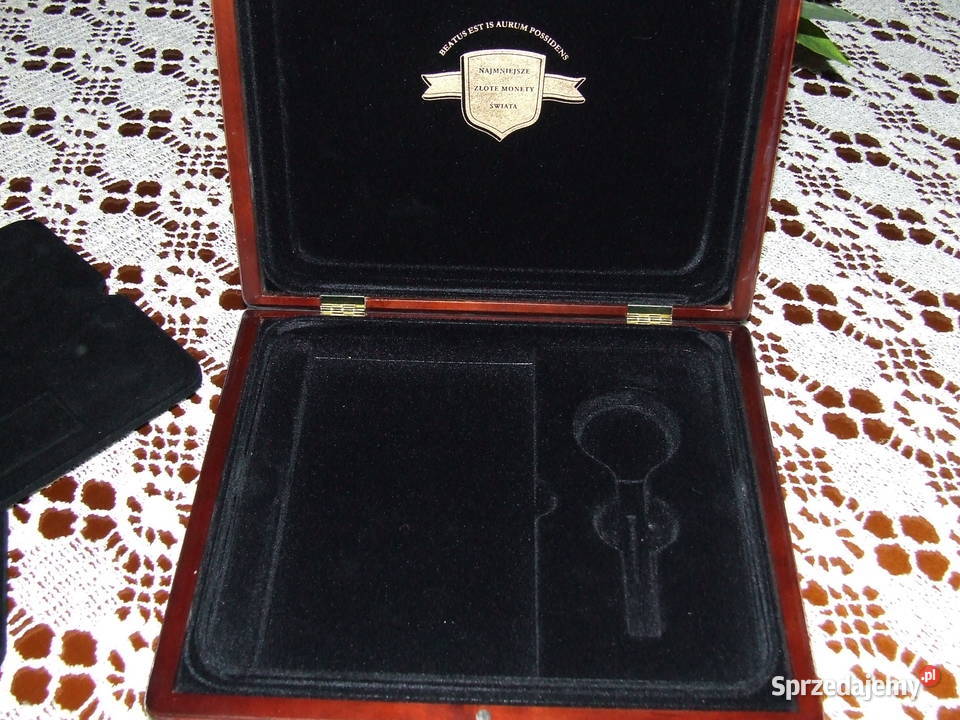 Kasetka najmniejsze monety świata Płońsk