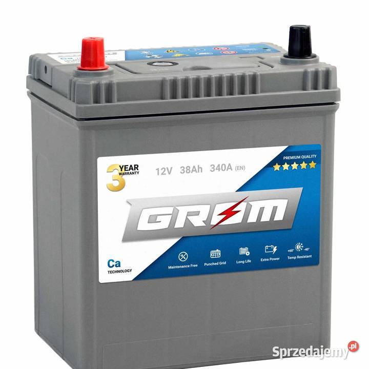 Akumulator GROM Premium 38Ah 340A Japan Tczew