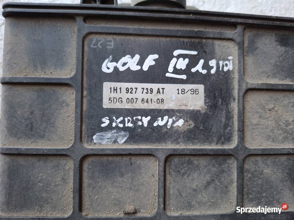 Komputer Sterownik Skrzyni Volkswagen Golf III Wisznice sprzedam