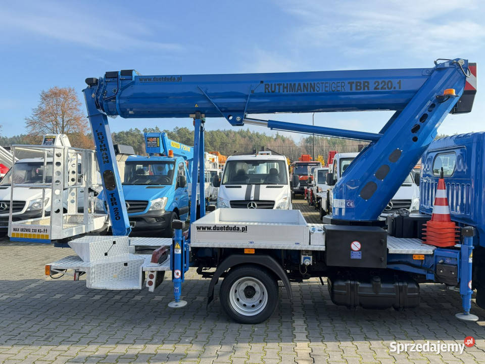 Nissan Cabstar Podnośnik Koszowy 22m RUTHMANN 54000km Widełki
