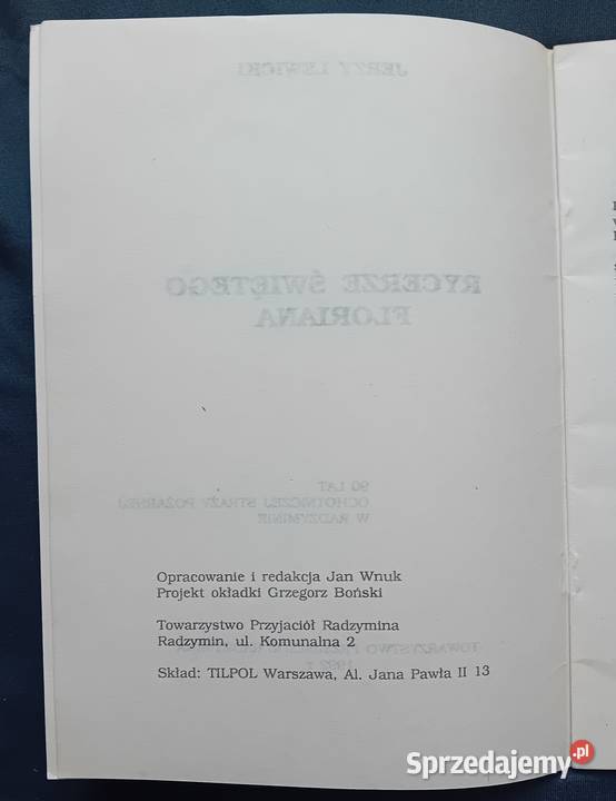 Jerzy Lewicki Rycerze Św Floriana 90 lat OSP Koźminek