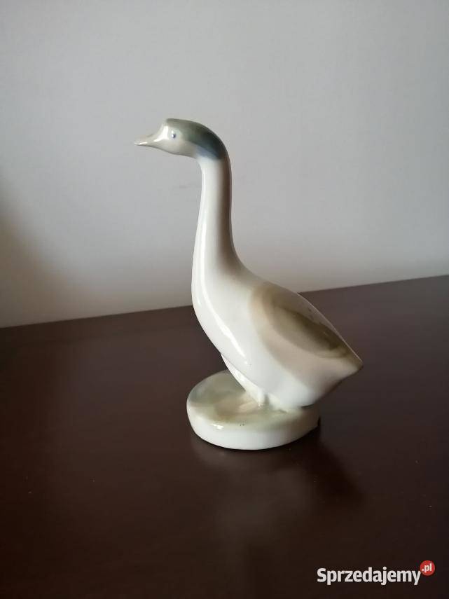 Vintage figurka Gęś lata 50 XX wieku Antyki lubelskie Lublin