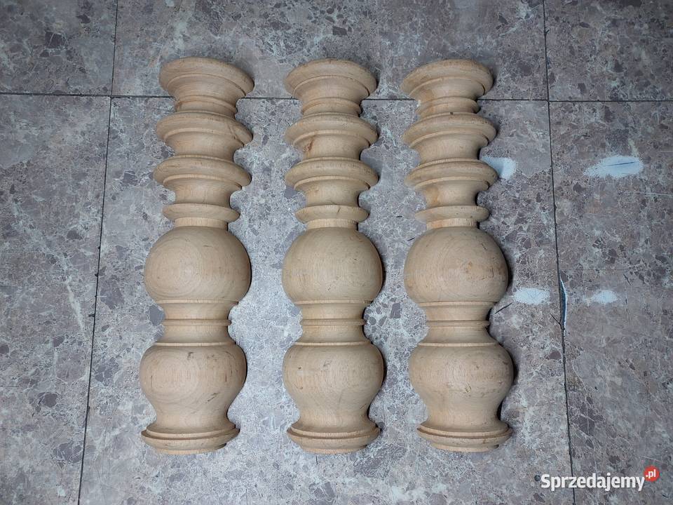 3 tralki elementy ozdobne obudowy zegara ślązak Tczew