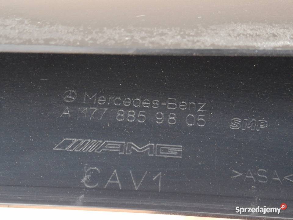 MERCEDES AKLASA W177 LIFT AMG ZDERZAK PRZÓD Bieleń