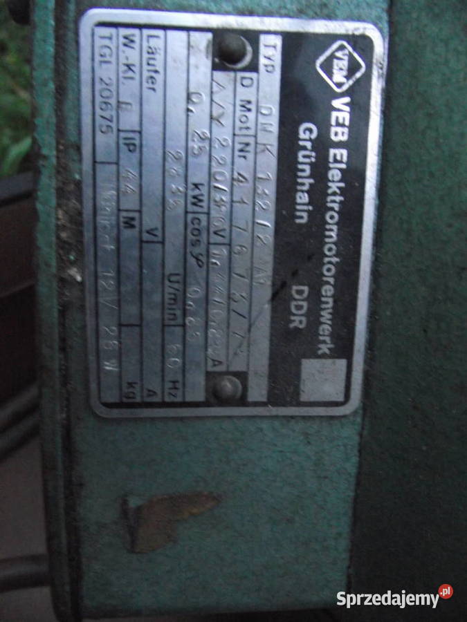 Silnik do przemysłowej maszyny do szycia 025 kw warmińsko-mazurskie Szczytno