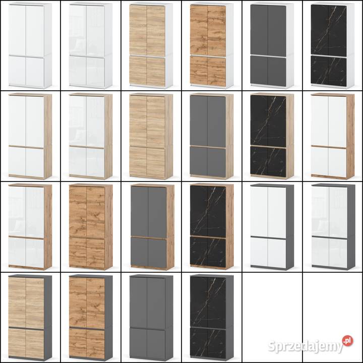 Szafa Do Przedpokoju Loft 80 Garderoba Półki 50cm Elbląg