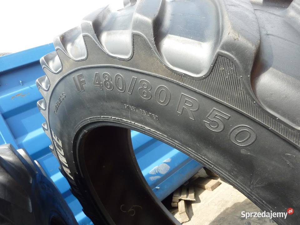 2x Opona używana rolnicza 48080R50 ALLIANCE 2450 Pozostałe Zaścianki