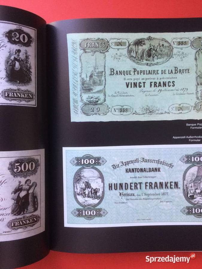 2852 Szwajcarskie Monety I Banknoty Szczecin sprzedam