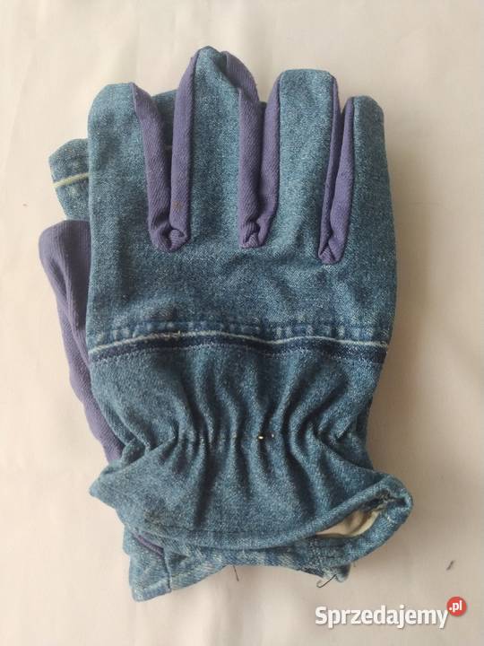 Rękawice robocze damskie JEANS niebieski niebieski Hajnówka