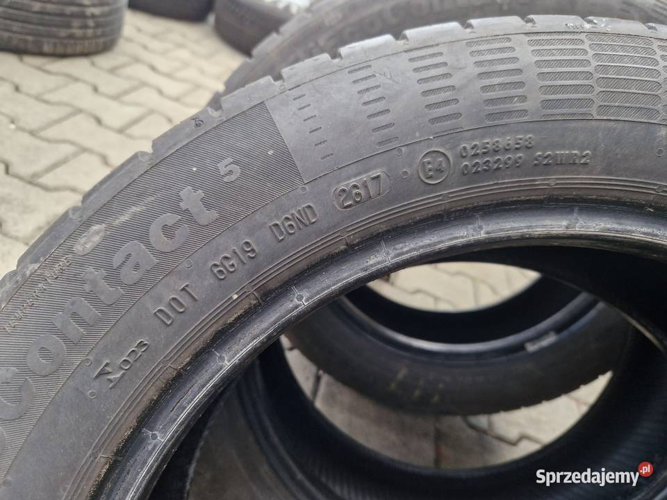 Opony letnie 19555 r16 Continental 195 Wieprzec