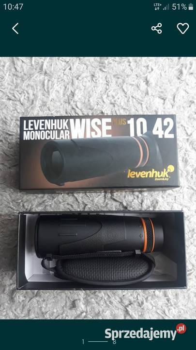 Monokular levenhuk wise plus 10x42 lubelskie Chotyłów