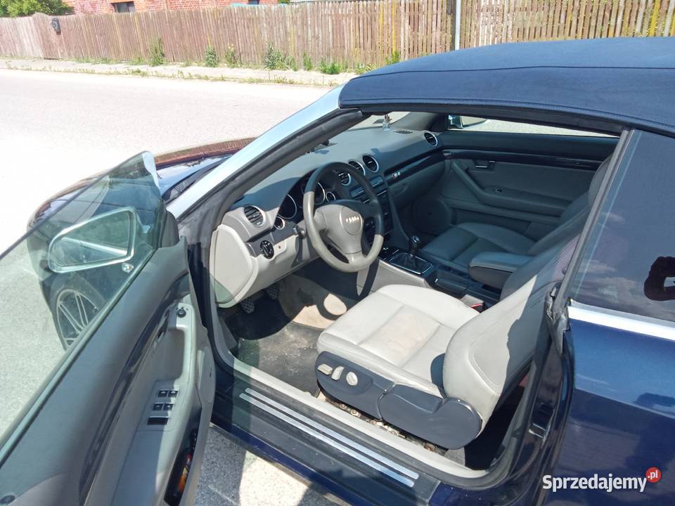 Audi A4 S4 18 T LPG cabrio Rok produkcji 2003 warmińsko-mazurskie Nowe Miasto Lubawskie sprzedam