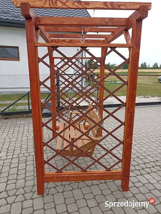 Huśtawka ogrodowa drewniana podkarpackie Budy Głogowskie
