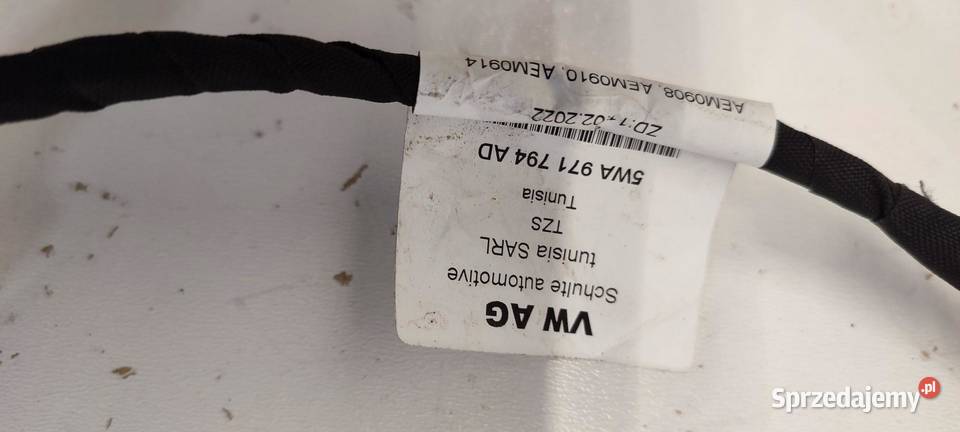 VW TAYRON WIĄZKA ROZRUSZNIKA 5WA971794AD