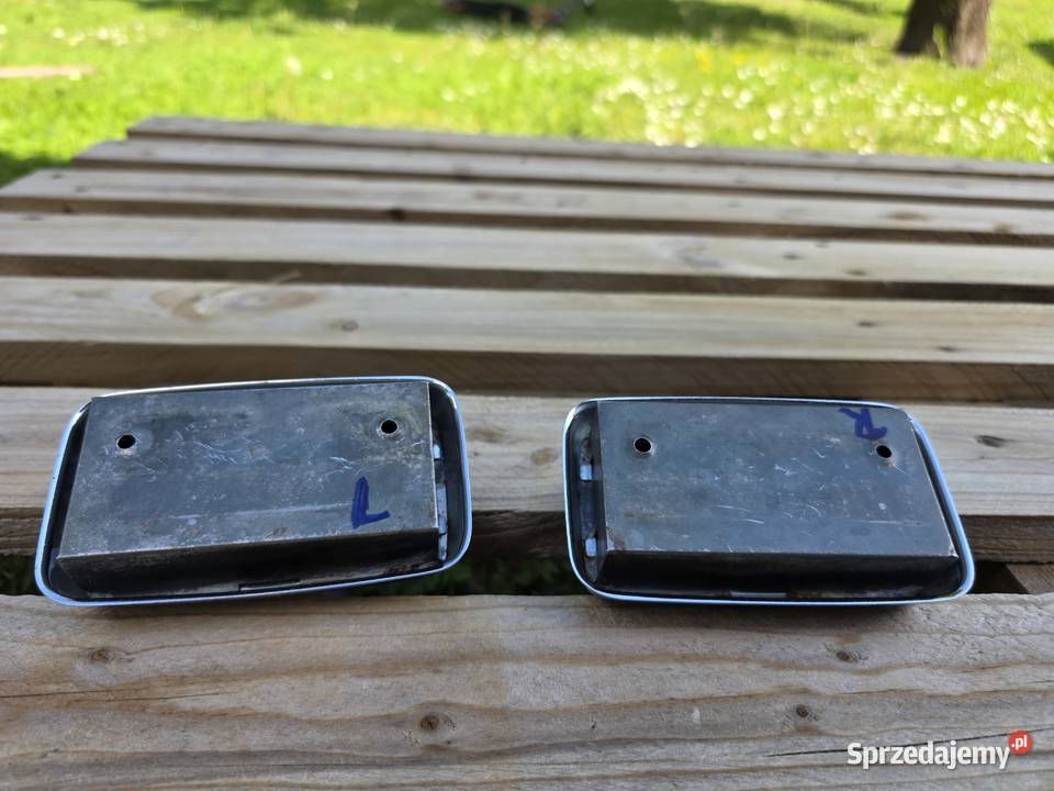 2x Popielniczka Drzwi Czarna Chrom Mercedes W108 sprzedam