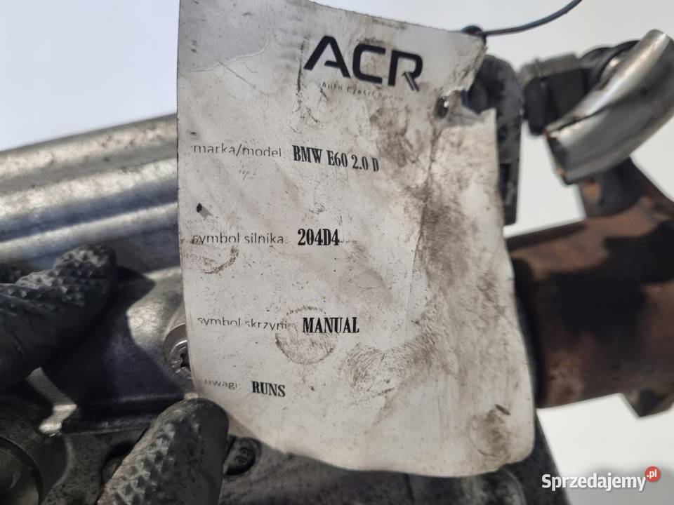 SKRZYNIA BIEGÓW BMW E60 E61 20 D M47 manualna Chełm