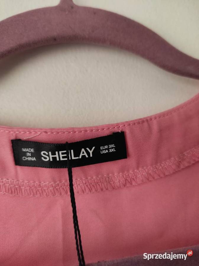 nowa bluzka z koronkowymi rękawami sheilay 3xl Białka