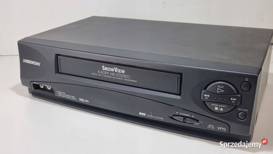 Medion VideoVHS 6 głowic MD 9023 MD9023 VHS Międzychód