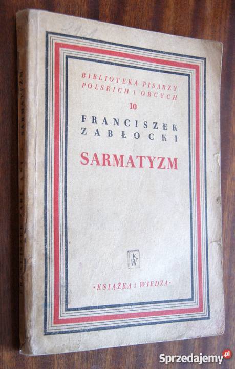 Franciszek Zabłocki Sarmatyzm 1950