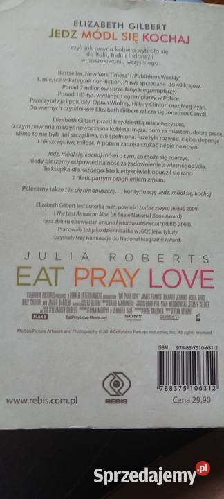Jedź módl się kochajElizabeth Gilbert sprzedam