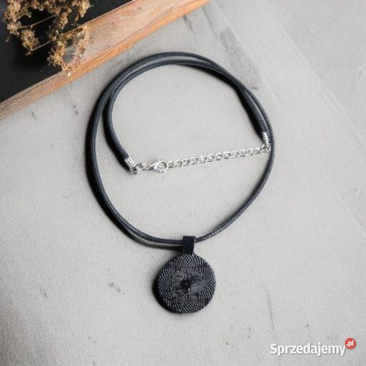 Turkusowy Naszyjnik z Żywicy Znak Zodiaku Panna Sanok