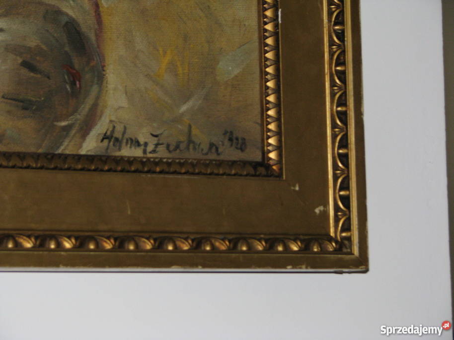 1928 PATRIOTYCZNY OBRAZ JÓZEF PIŁSUDSKI I KOŃ Kraków