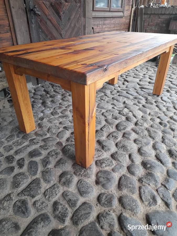 Tradycyjny stół stare drewno Stoły Kamieńczyk