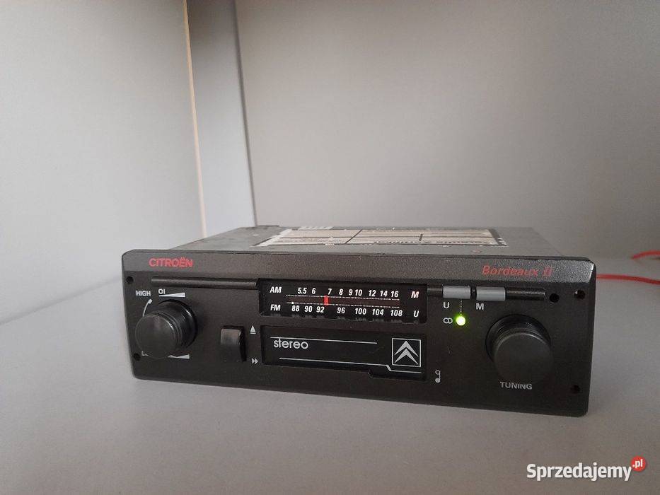Kolekcjonerskie radio Citroen Bordeaux II