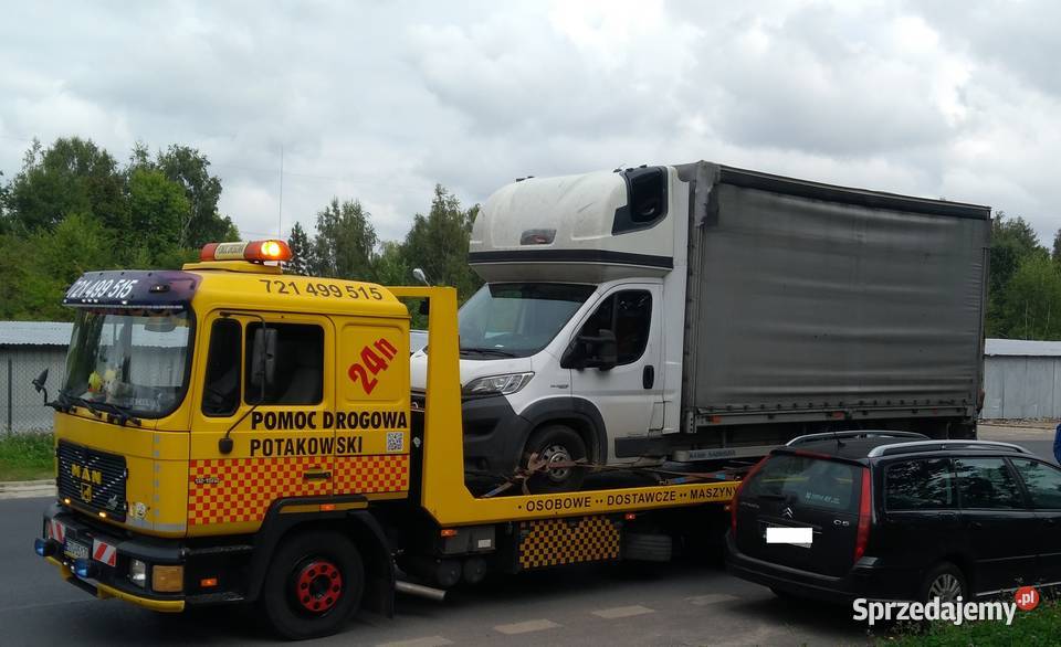 Man 12192 Pomoc Drogowa Autolaweta hak Zgierz