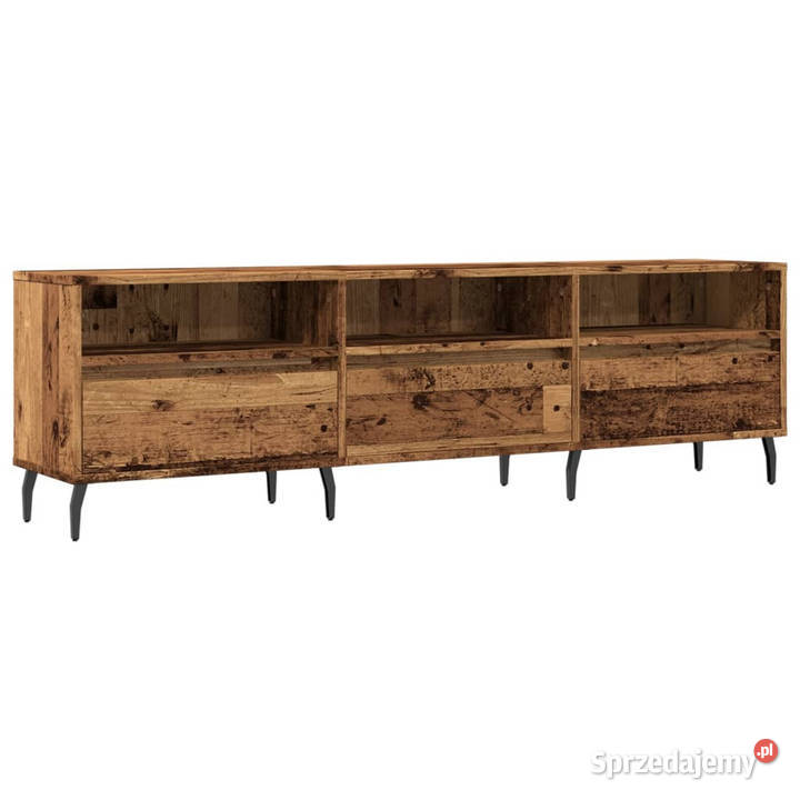 Szafka pod TV stare drewno 150x30x445 WM857191 Warszawa sprzedam