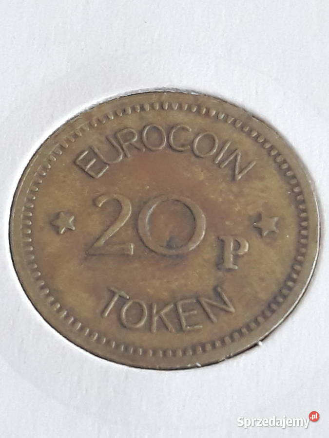 Żeton Eurocoin 20 p London Konin