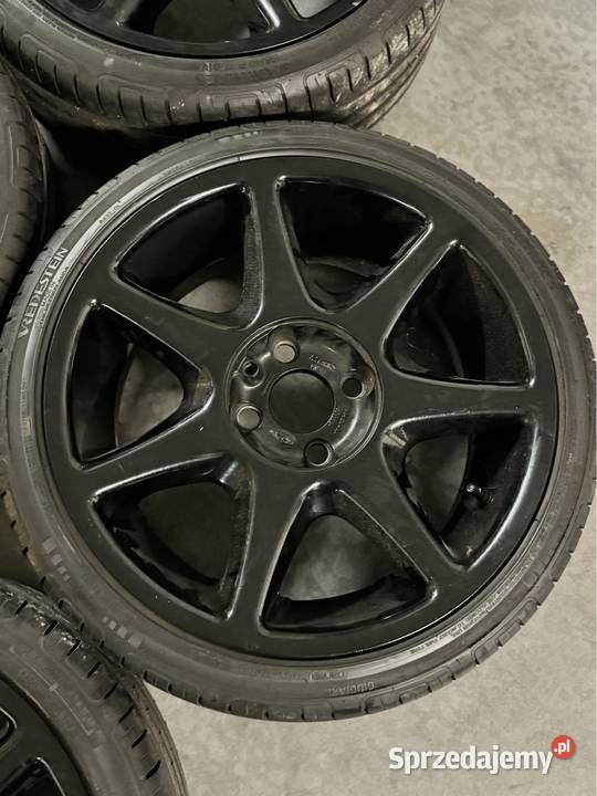 Felgi alu 17 4x108 75 et38 z oponami sporo mięsa Samochodowe Wrocław sprzedam