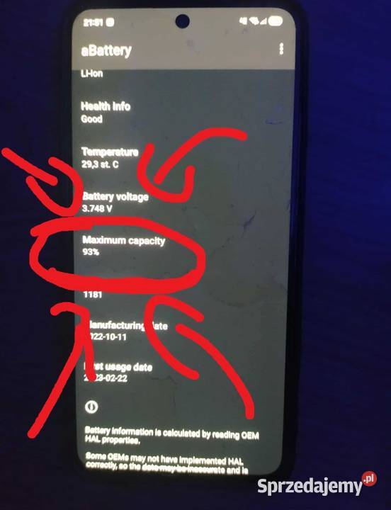 Samsung galaxy s21 fe 93 kondycji zamienie Wiatowice sprzedam