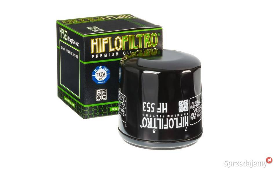 Nowy filtr oleju HIFLOFILTRO HF553 BENELLI TNT warmińsko-mazurskie Bartoszyce