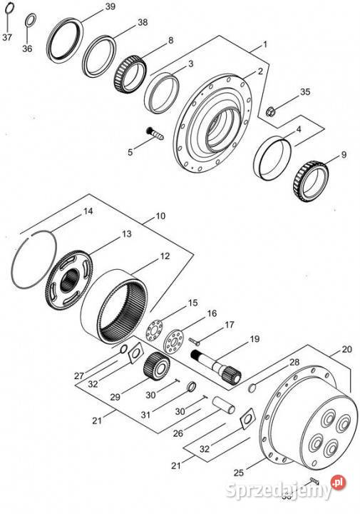 Holland T6090 T6070 Zest podkladek regul Rolnictwo Jastrzębniki