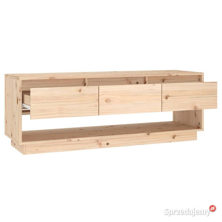 Szafka pod telewizor 1105x34x40 lite drewno Warszawa sprzedam